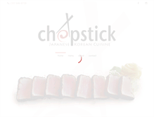 Tablet Screenshot of chopsticksushi.com